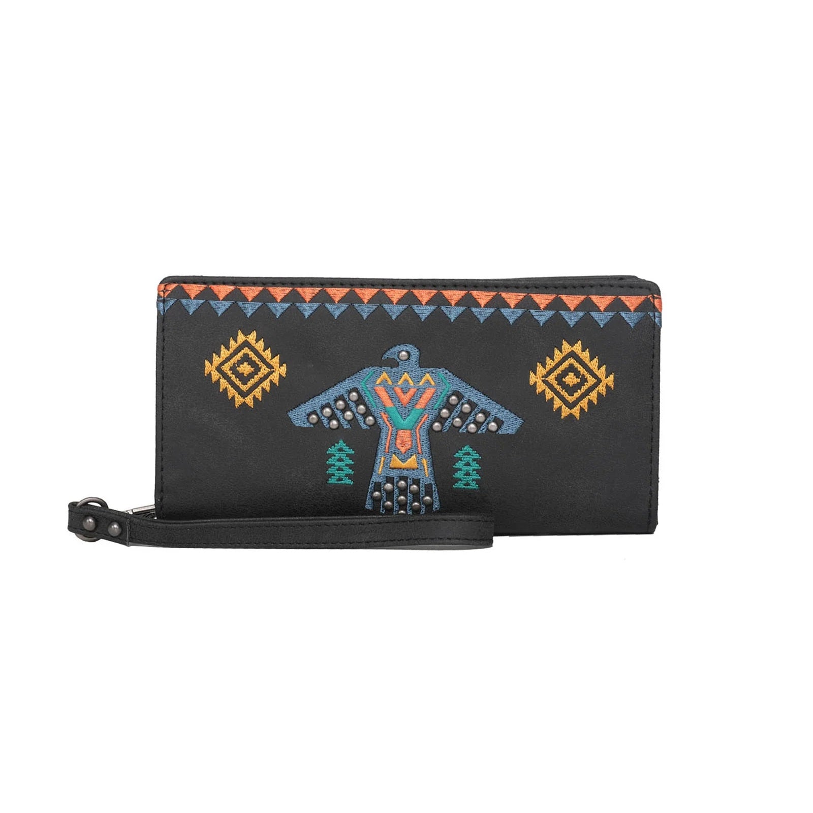 Embroidered Fringe Collection Wallet